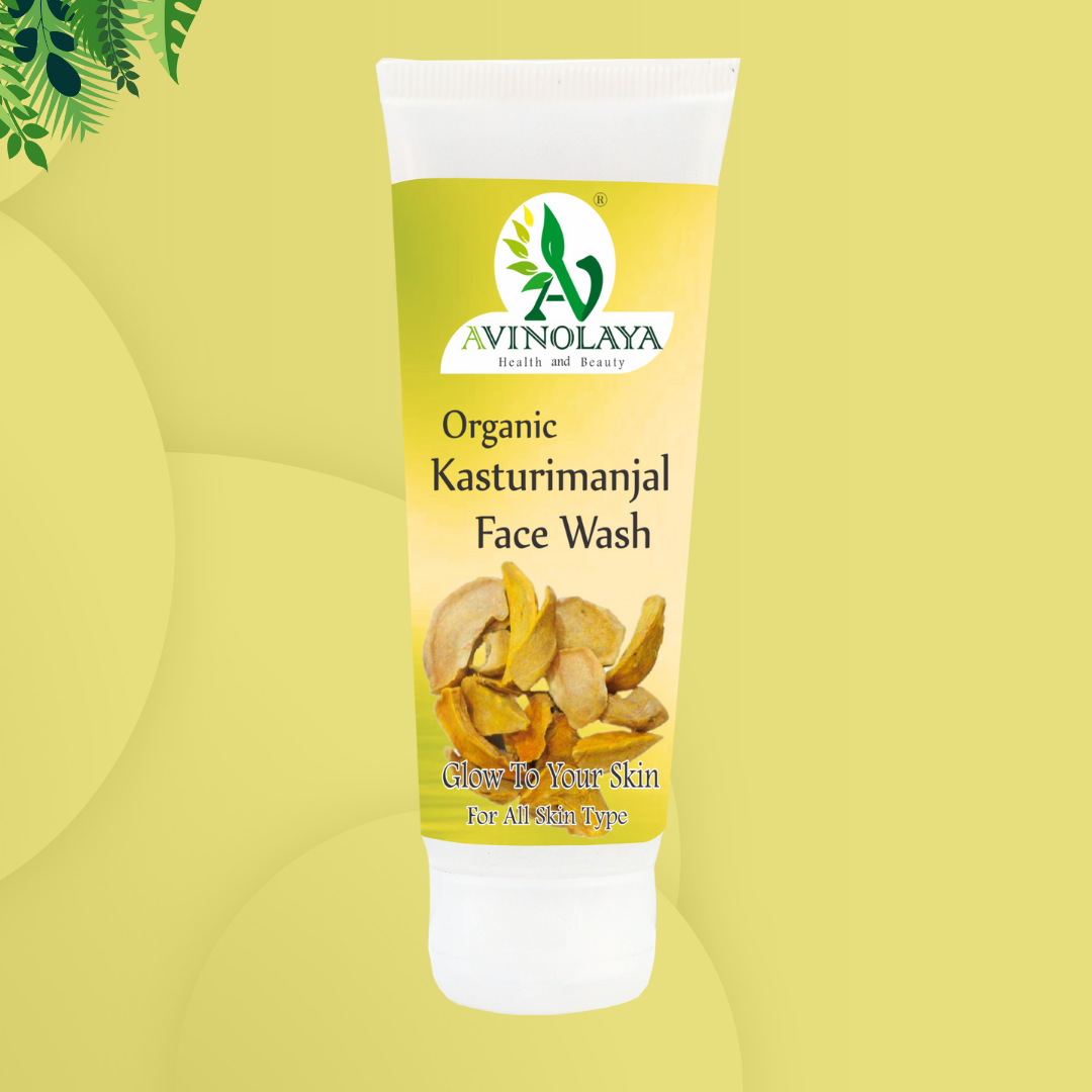 Kasturimanjal Face Wash – Turmeric Herbal Cleanser for Glowing & Acne-Free Skin (85 gm)