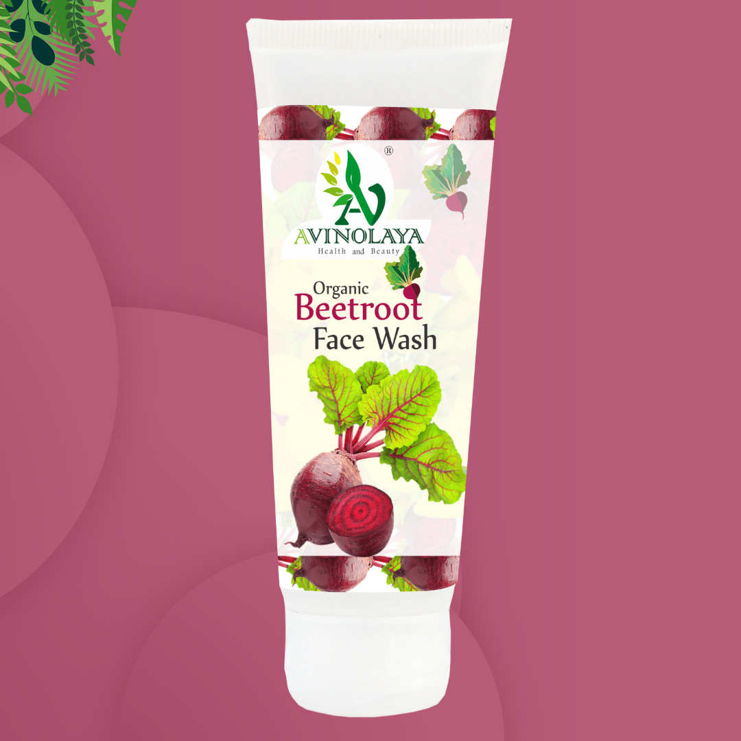 Beetroot Face Wash – Natural Skin Brightening & Hydrating Cleanser with Antioxidants | 85gm